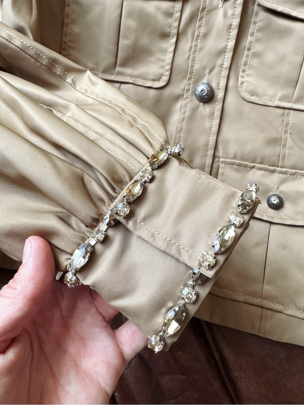 cinqà sept Rhinestone Chain Adami Jacket - Picture 8 of 11